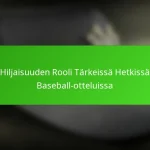 Hiljaisuuden Rooli Tärkeissä Hetkissä Baseball-otteluissa