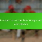 Vastustajien tunnustamisen tärkeys vaikean pelin jälkeen